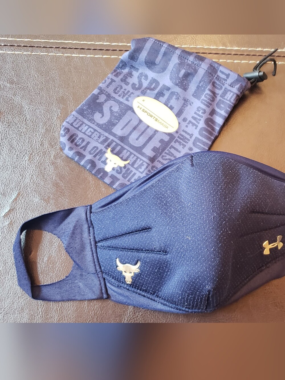 Under Armour Project Rock Sports Mask – Midnight Navy